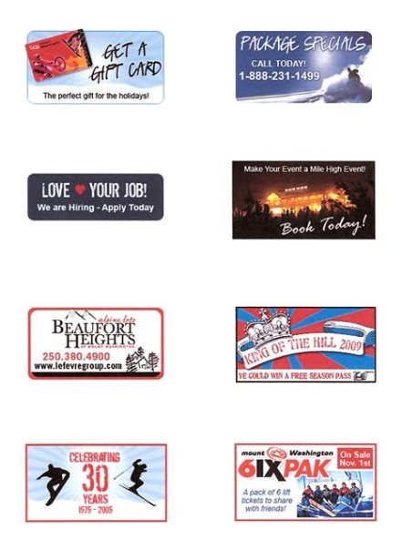 Banners for Mount Washington Alpine Resort