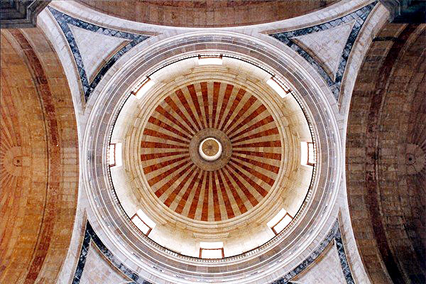 Dome roof of a church, Lisbon, Portugal