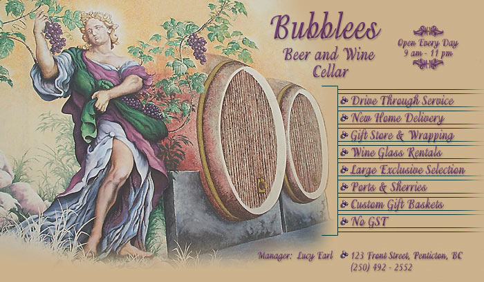 Bubblees Beer and Wine Store, Penticton, BC, Canada