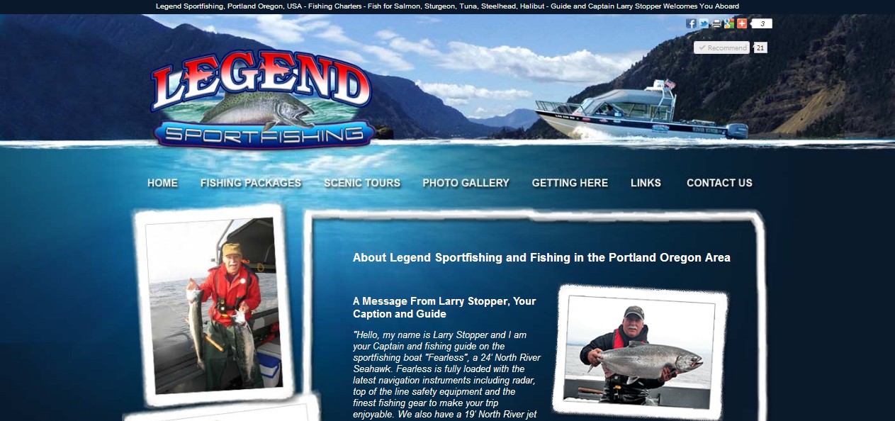 Legend Sportfishing LLC, Portland, Oregon, USA